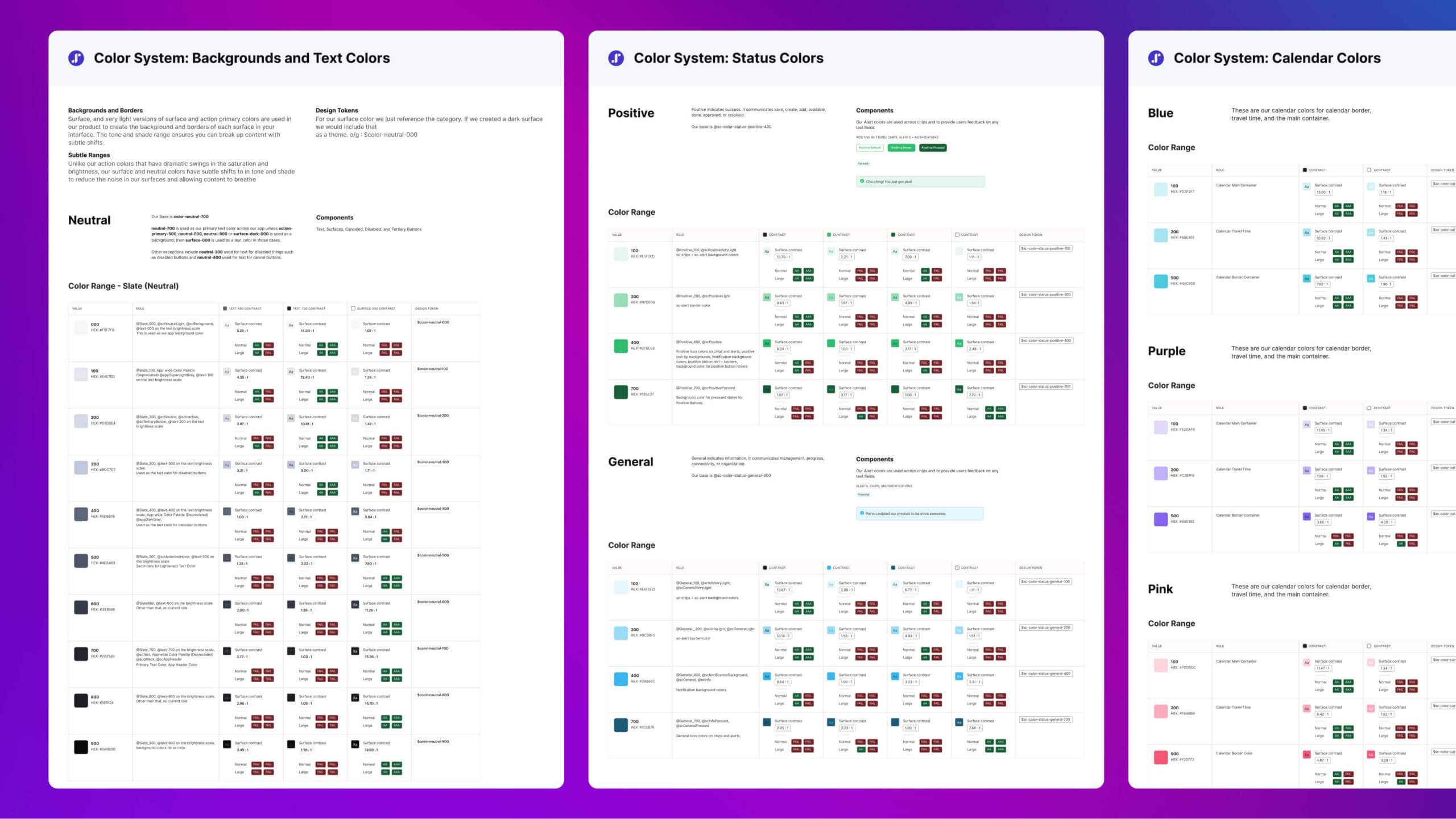 Color tokens following Atomic Design and WCAG guidelines