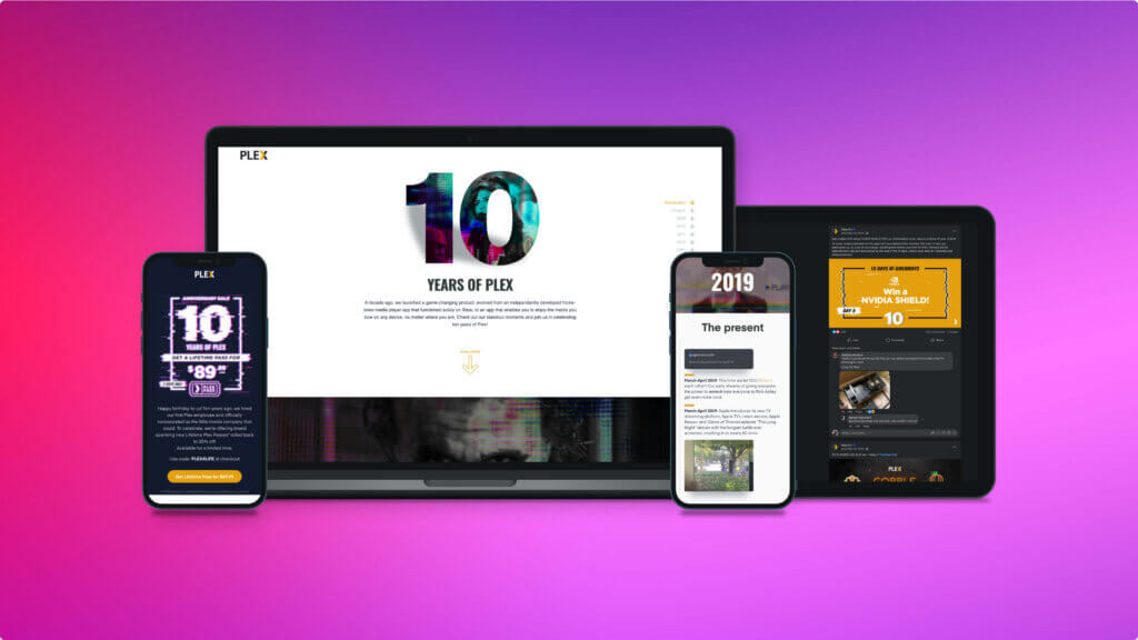 #PlexForLife – Celebrating a Decade of Streaming with a Record-Breaking Campaign