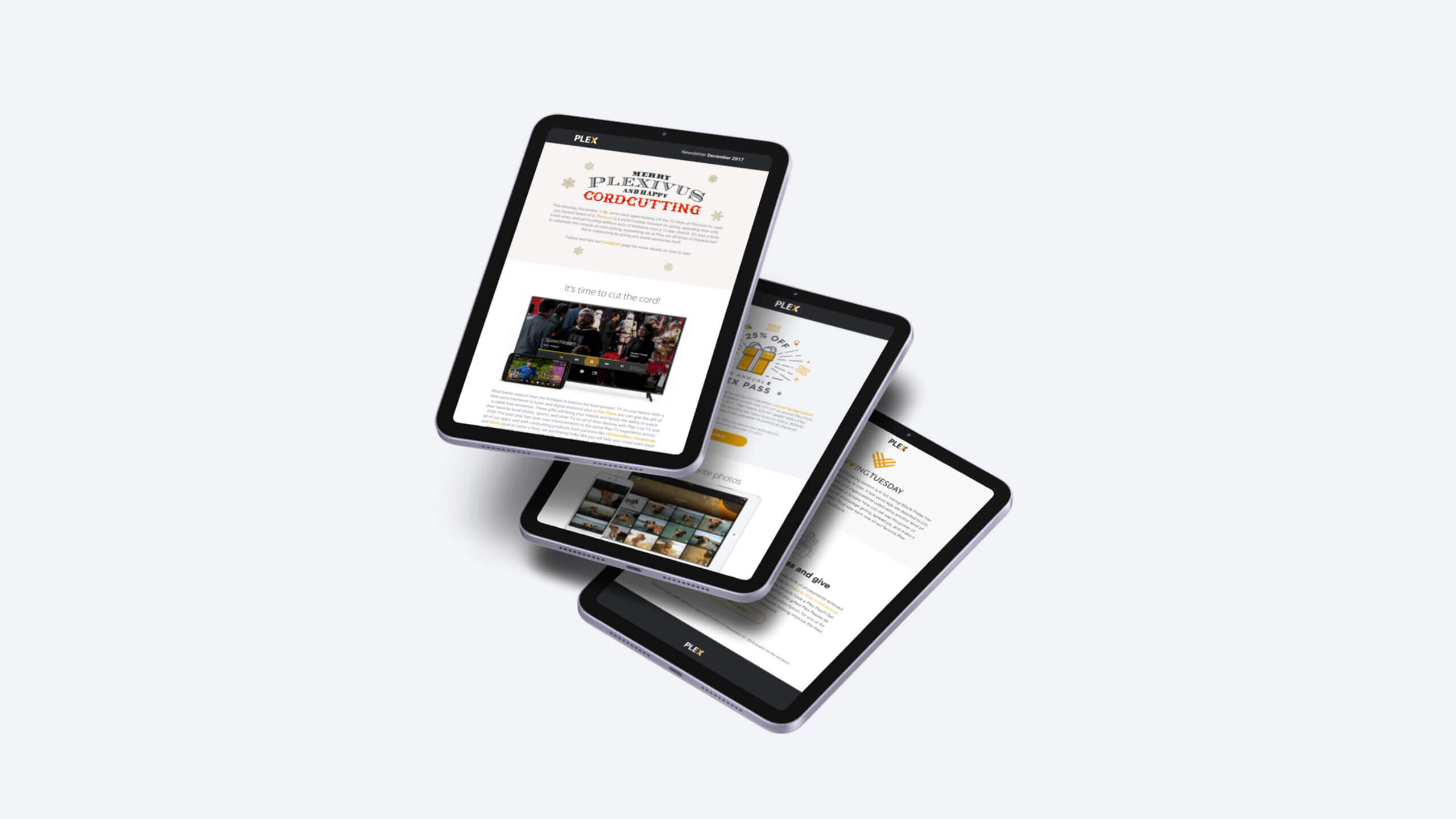2017 Plexivus: Live TV & DVR for cord-cutters, 25% off Lifetime Pass, and Giving Tuesday to stream and give back.